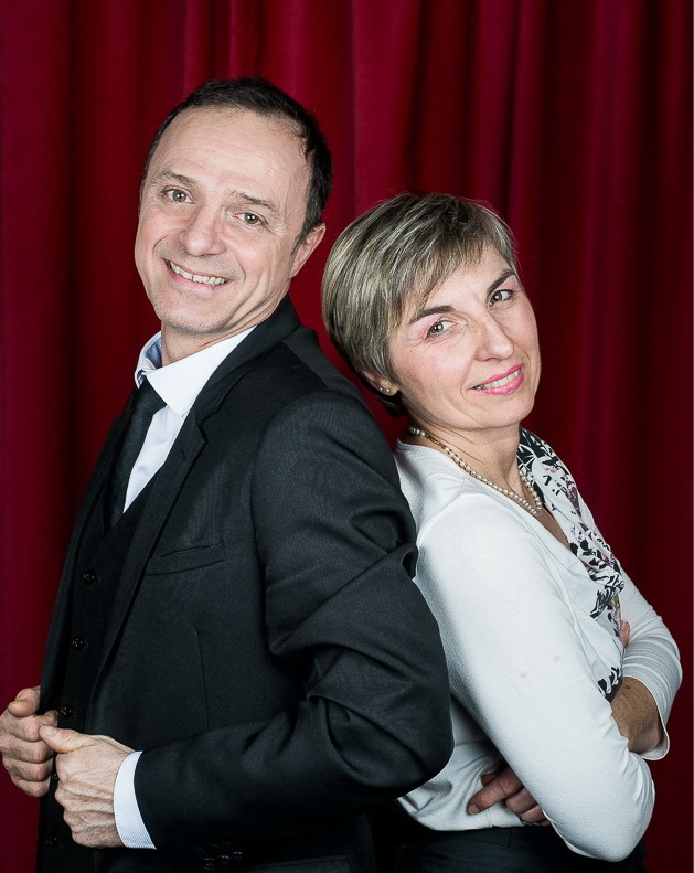 dos à dos des propriétaires de la brasserie les arcades de grenoble