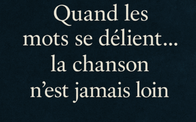 Des mots et des chansons